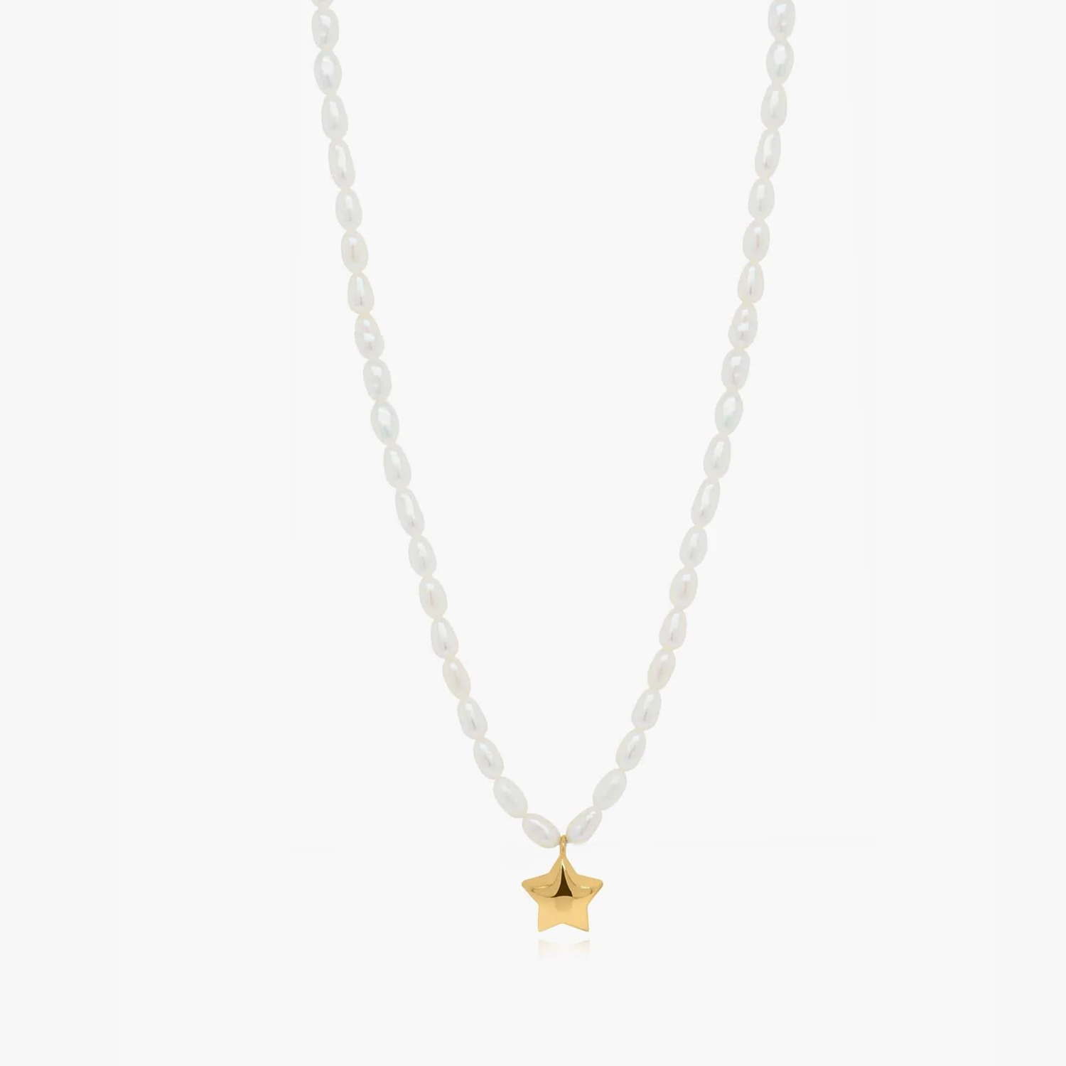 Collier en argent Tiana Golden - Perles Naturelles - Indira