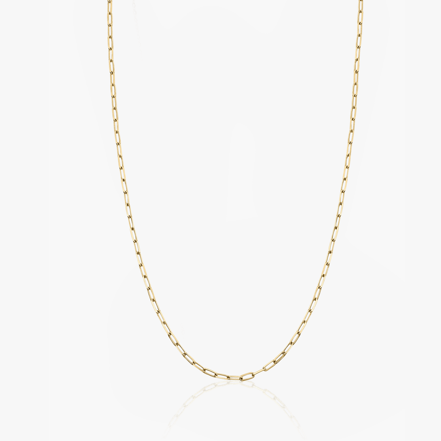 Collier ras-de-cou en argent Golden Paperclip - Indira