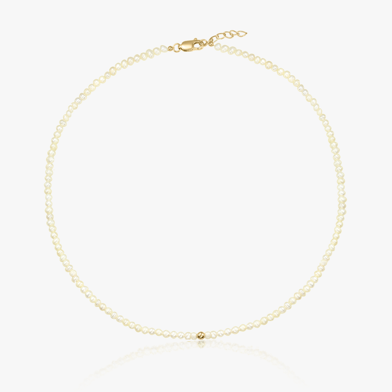 Collier en or Glamour - Perles naturelles - Indira