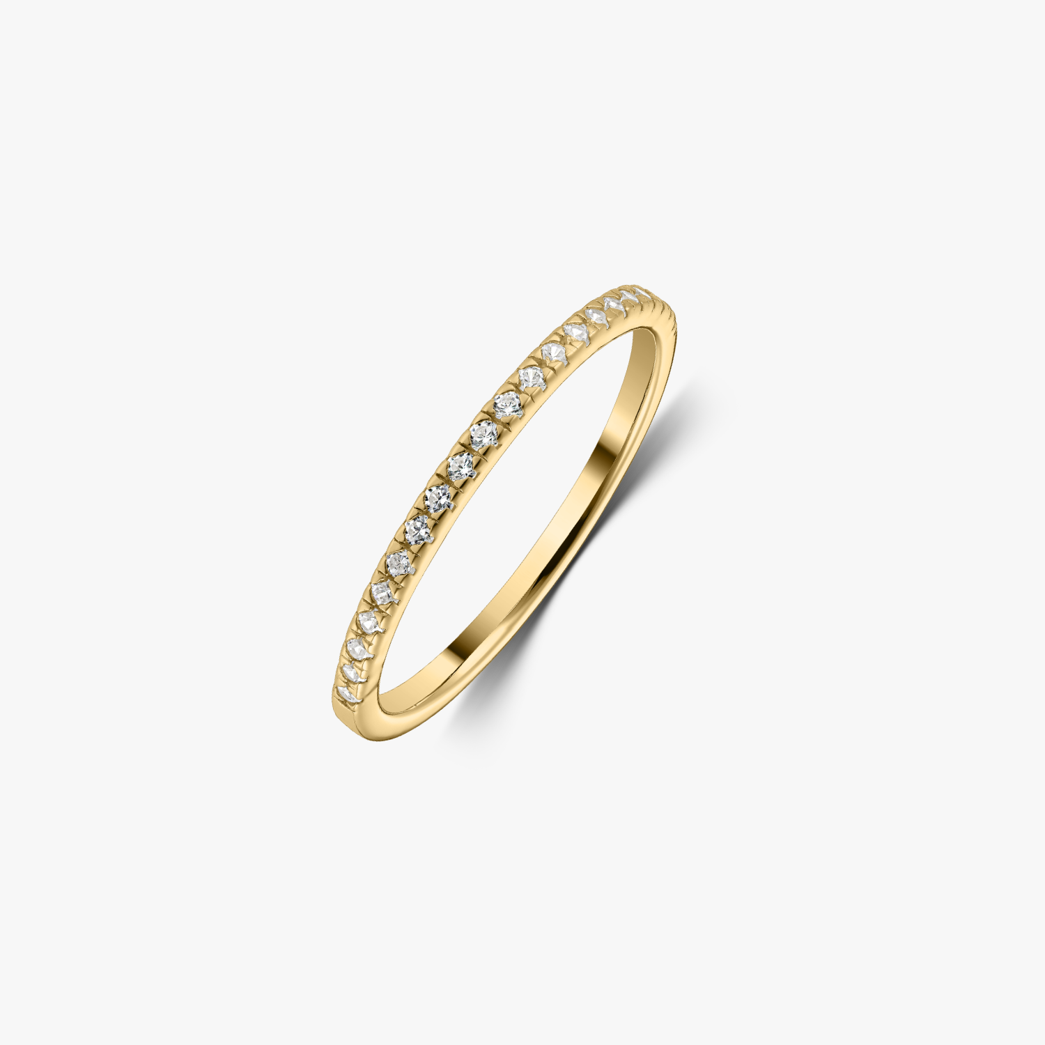 Bague en argent Golden Chriss - Zirconium - Indira