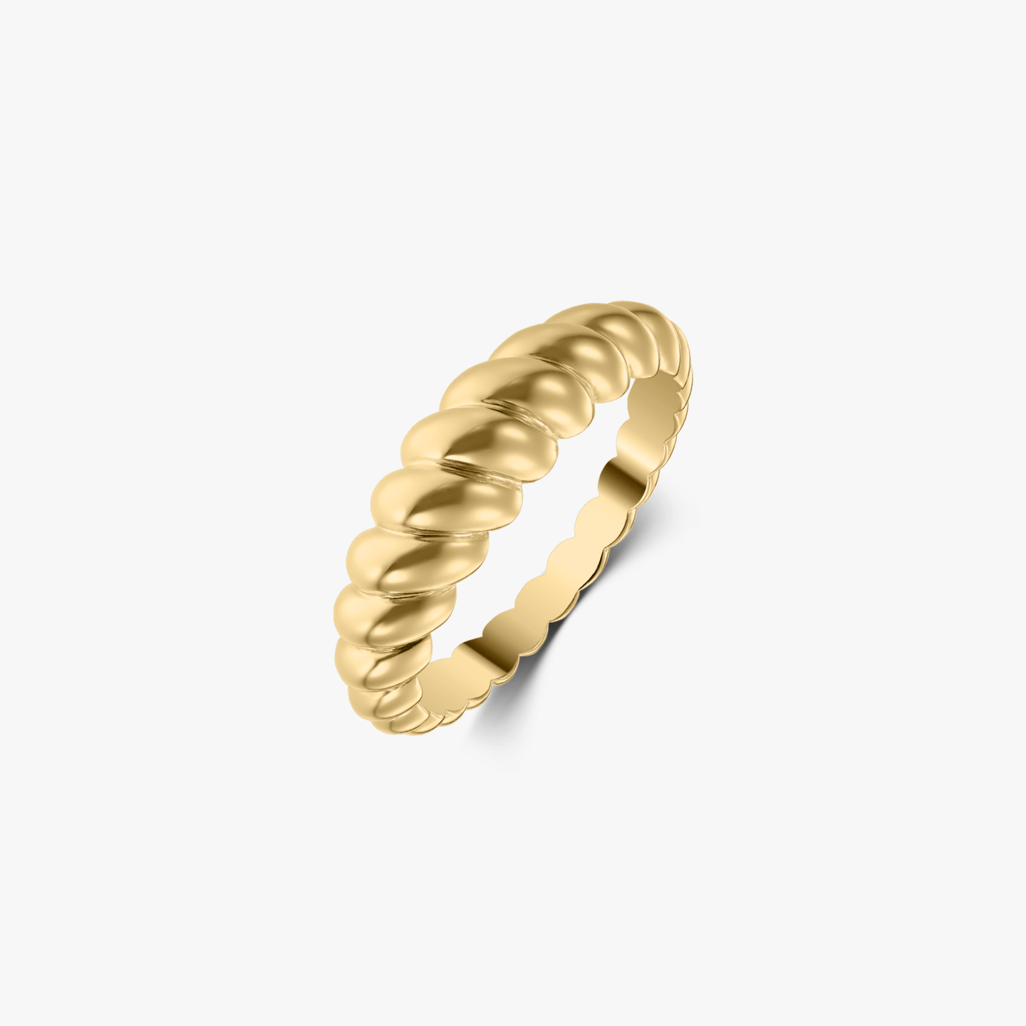 Bague en argent Golden Petit Brioche - Indira