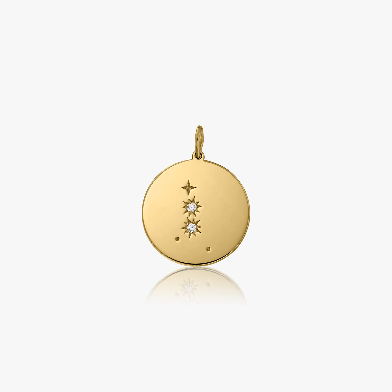 Pendentif en or Zodiaque - Cancer - Indira