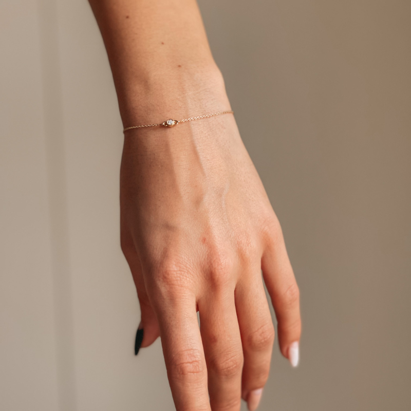 Bracelet en or Solo - Diamants - Indira