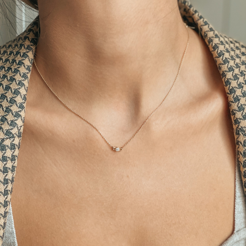 Collier en or Solo - Diamants - Indira