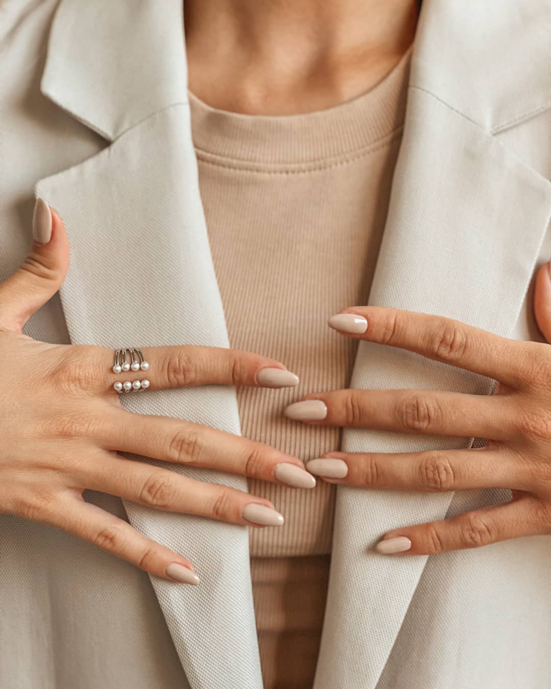 Bague en argent Leah - Perles Naturelles - Indira
