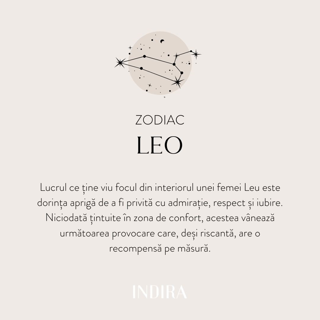 Collier en argent Silver Zodiac - Lion - Indira