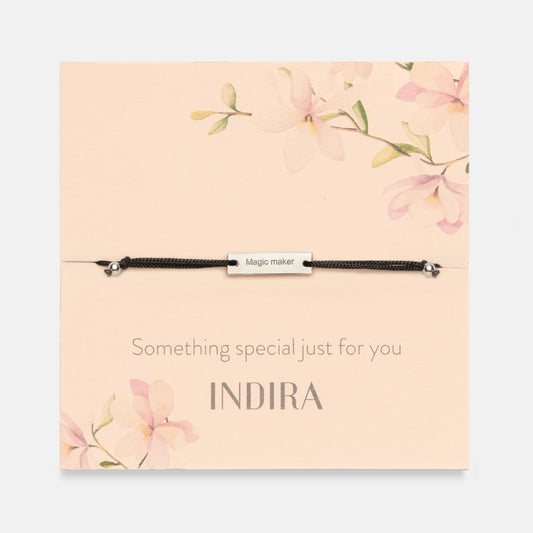 Brățară șnur din argint Magic Maker - Indira