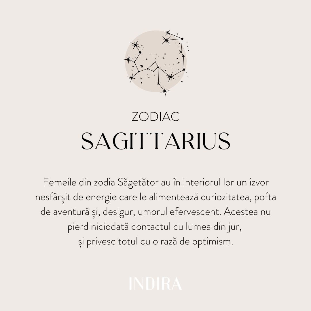Collier en argent Silver Zodiac - Sagittarius - Indira