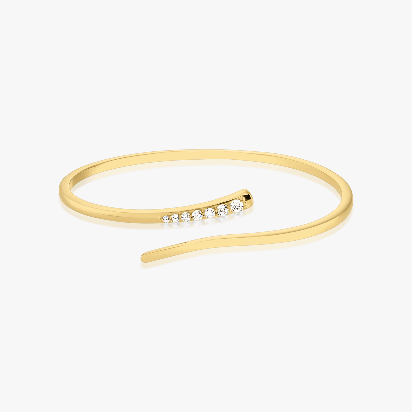 Bracelet Vega en Argent Doré - Zircon