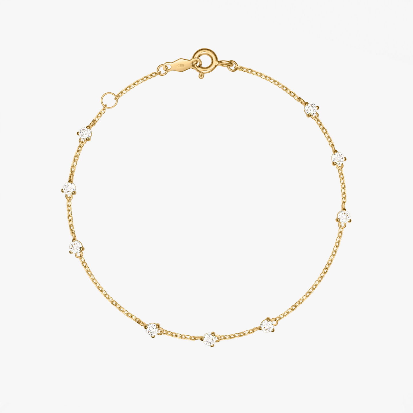 Bracelet en or Starburst - Zirconium - Indira