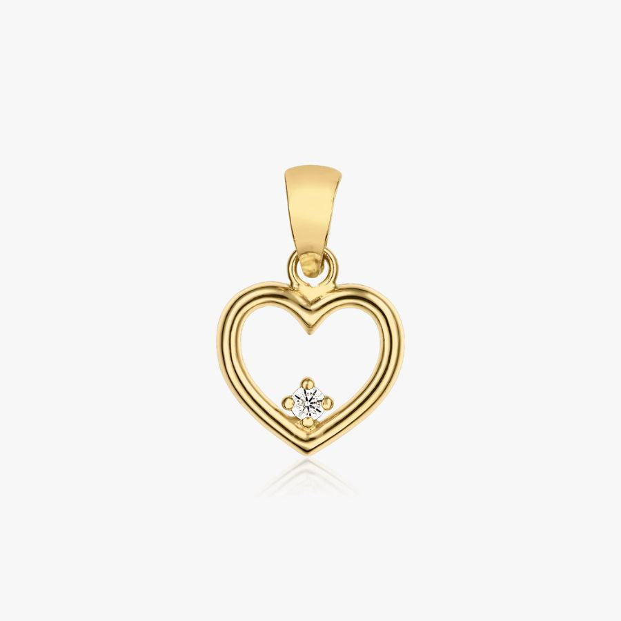 Pendentif en or Open Heart - Indira