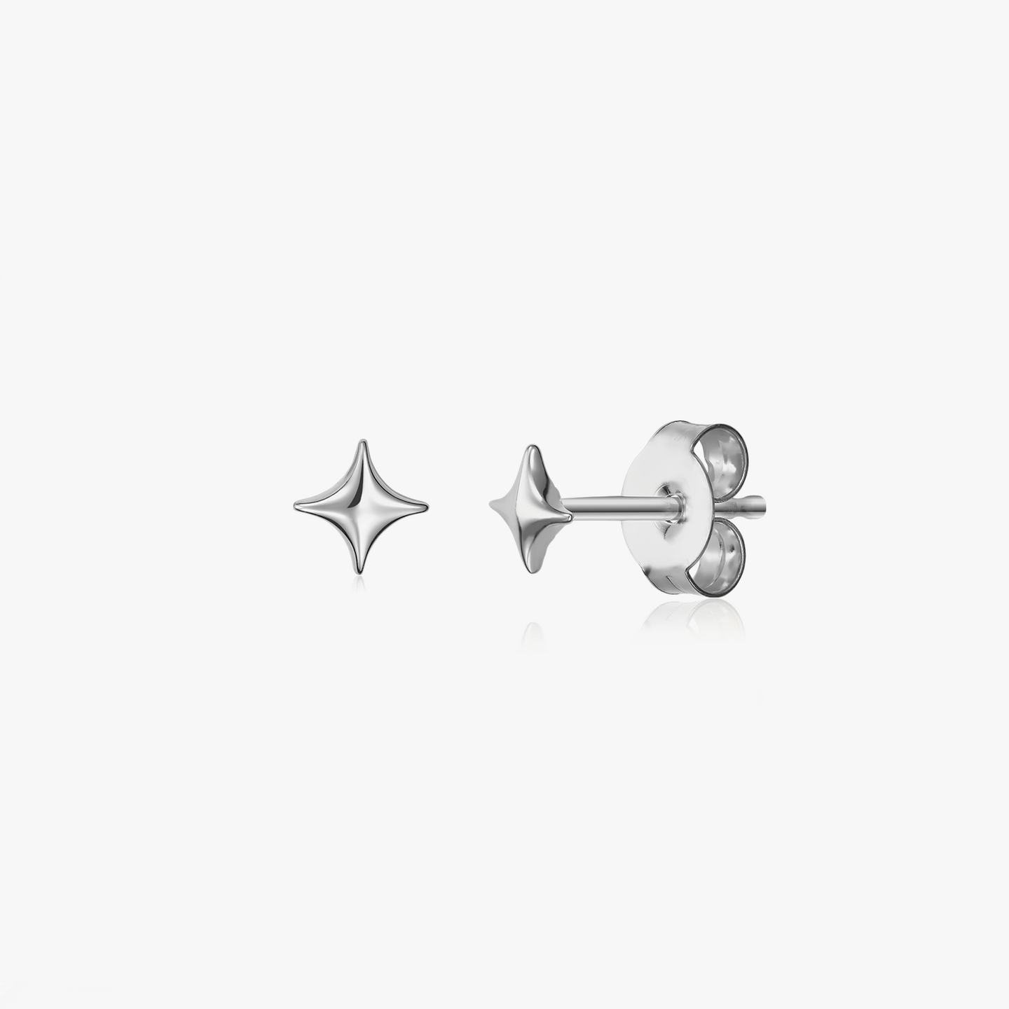 Boucles d'oreilles en argent Cosmic Star - Indira