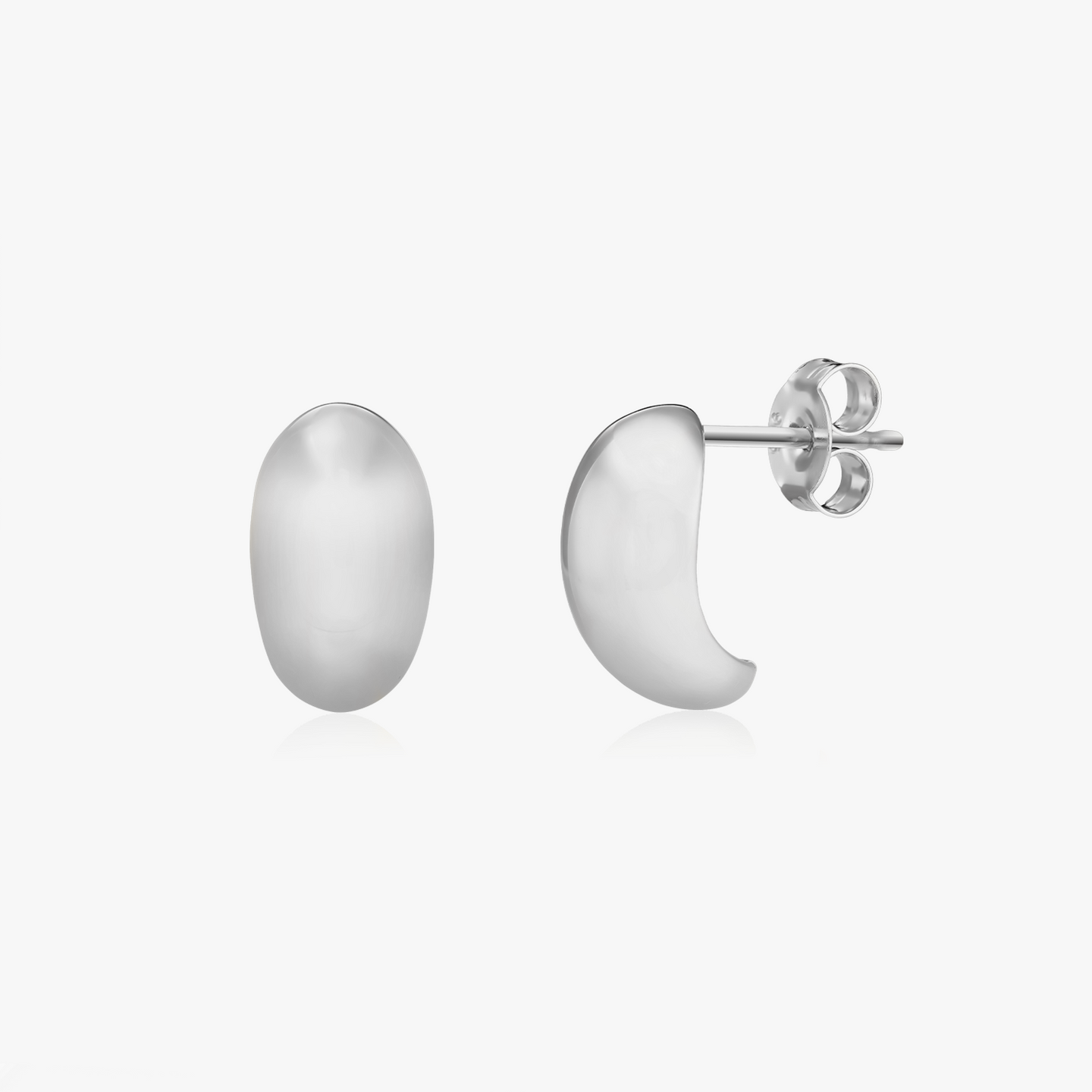 Boucles d'oreilles en argent Half Dome - Indira