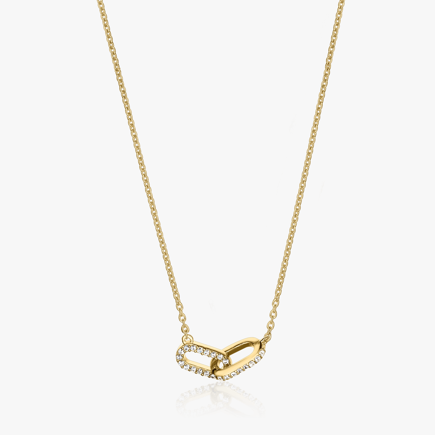 Collier en argent Golden Jessica - Zirconium - Indira