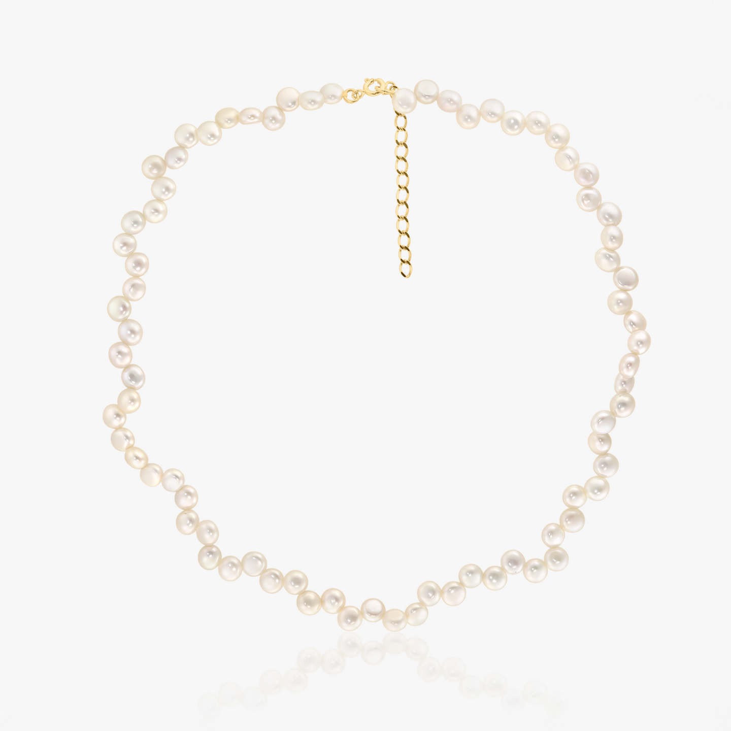 Collier en argent Golden Harmony - Perles naturelles - Indira