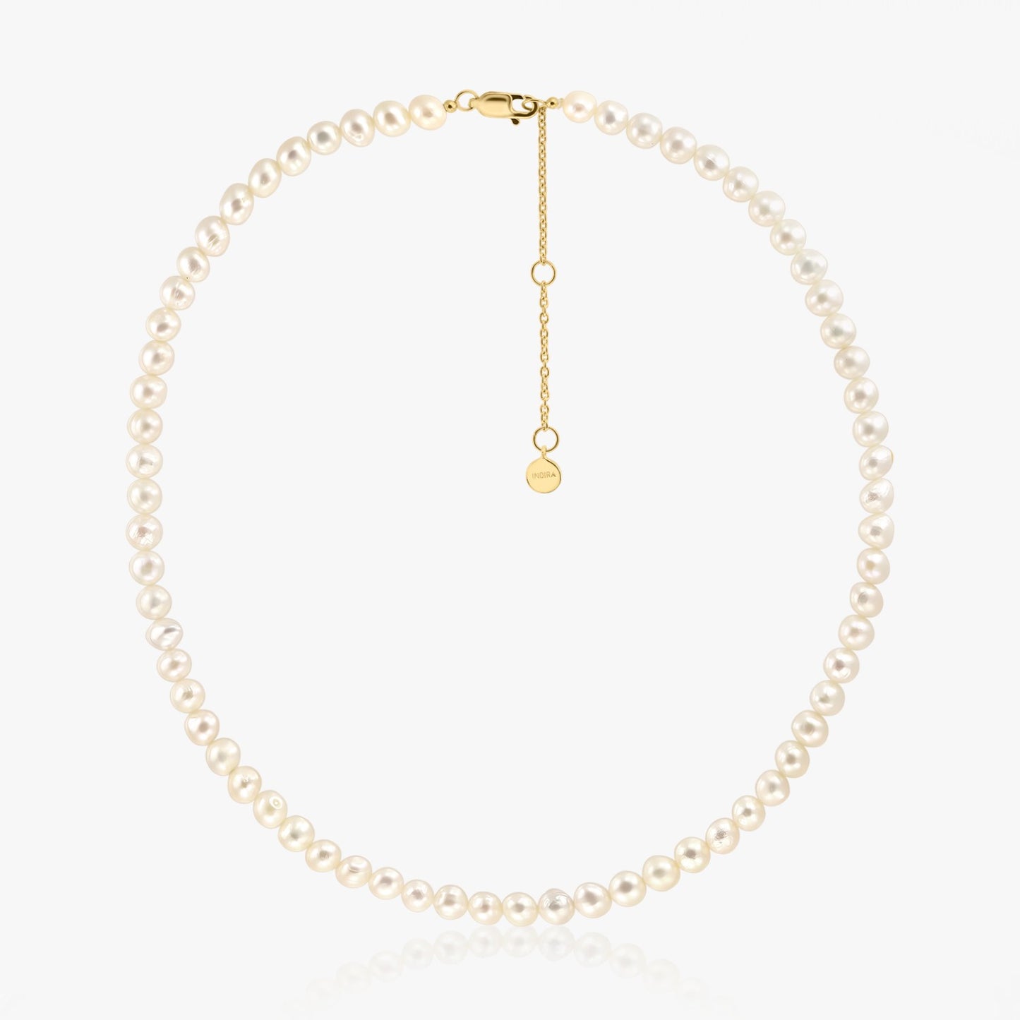 Collier en Argent Doré Finesse - Perles Naturelles