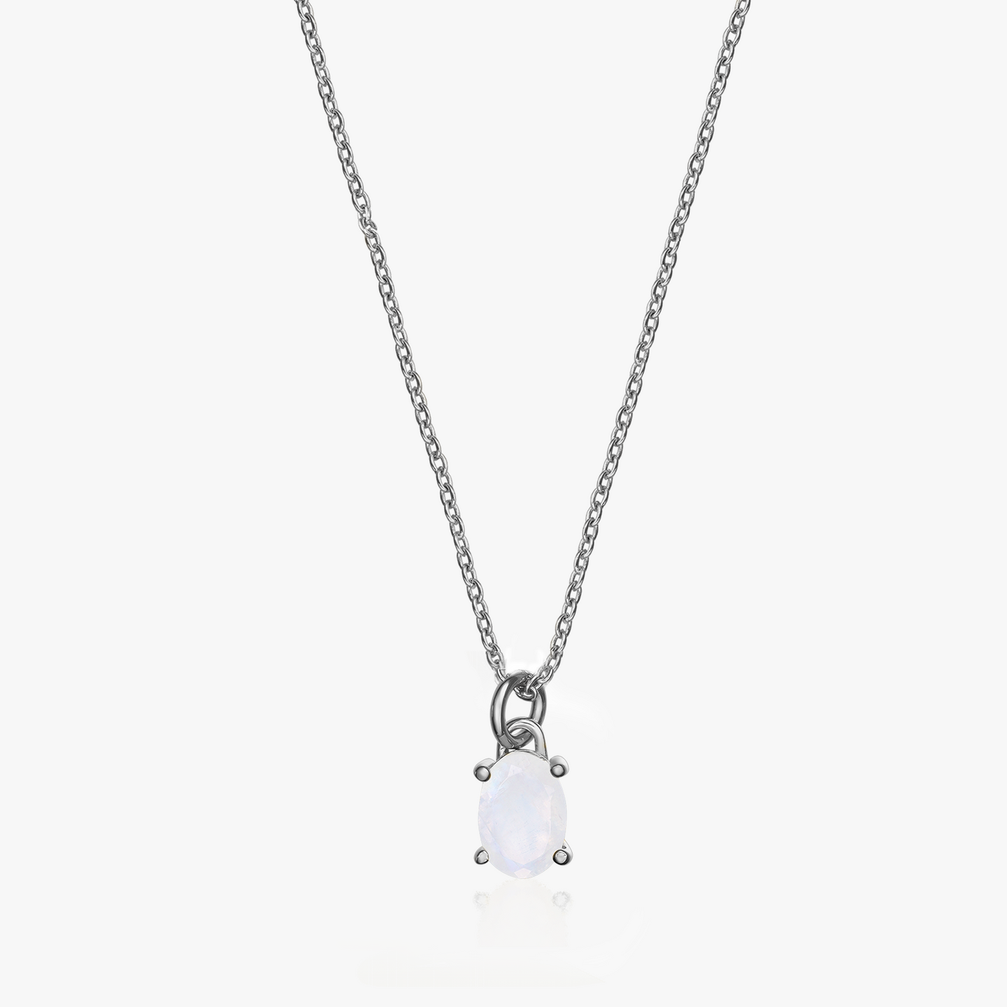Collier en argent Reina - Pierre de lune - Indira