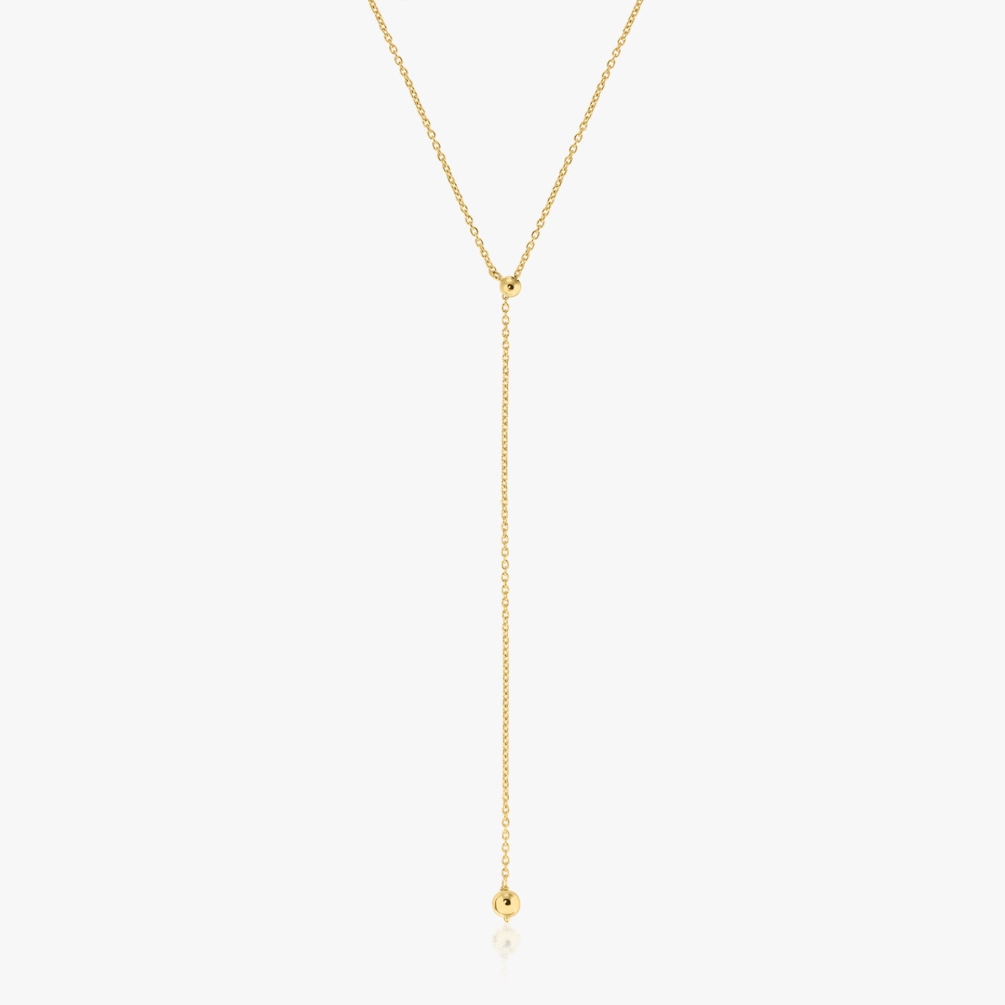 Collier en argent plaqué or Bola - Indira