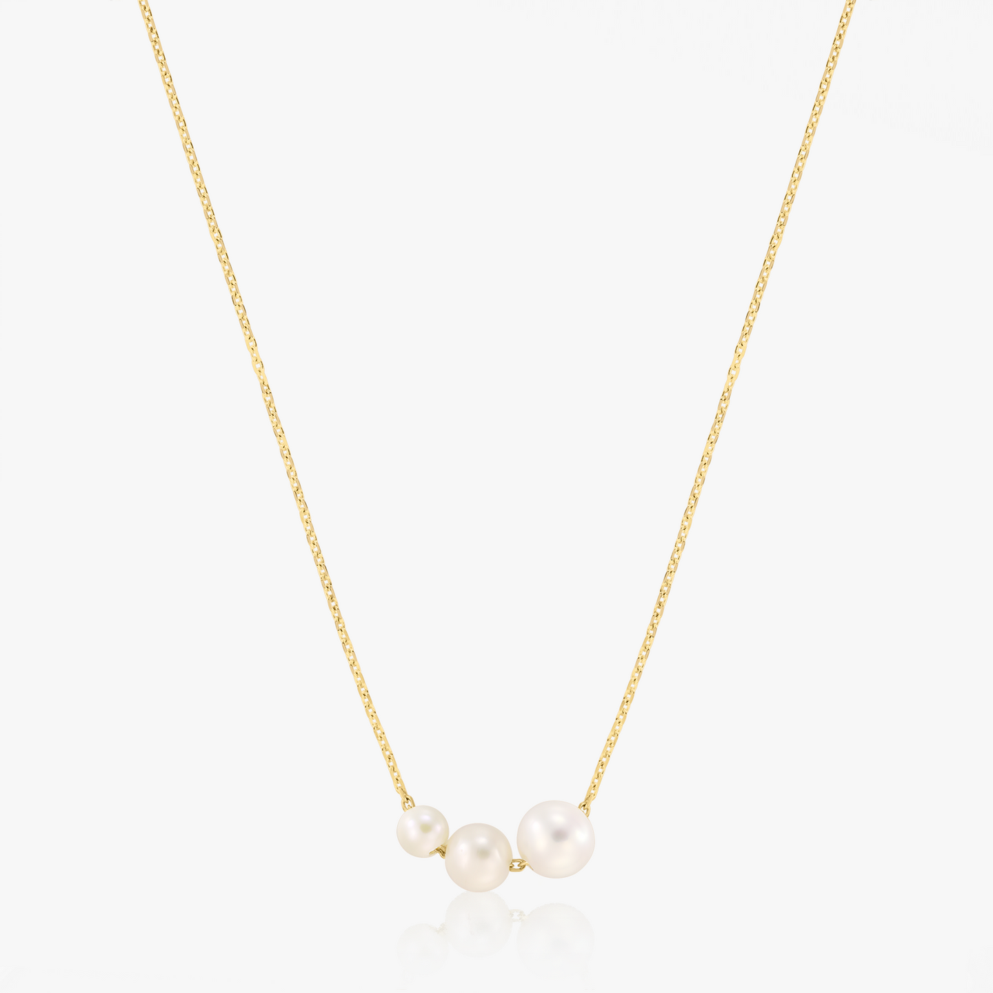 Collier Elsa en or - Perles naturelles - Indira