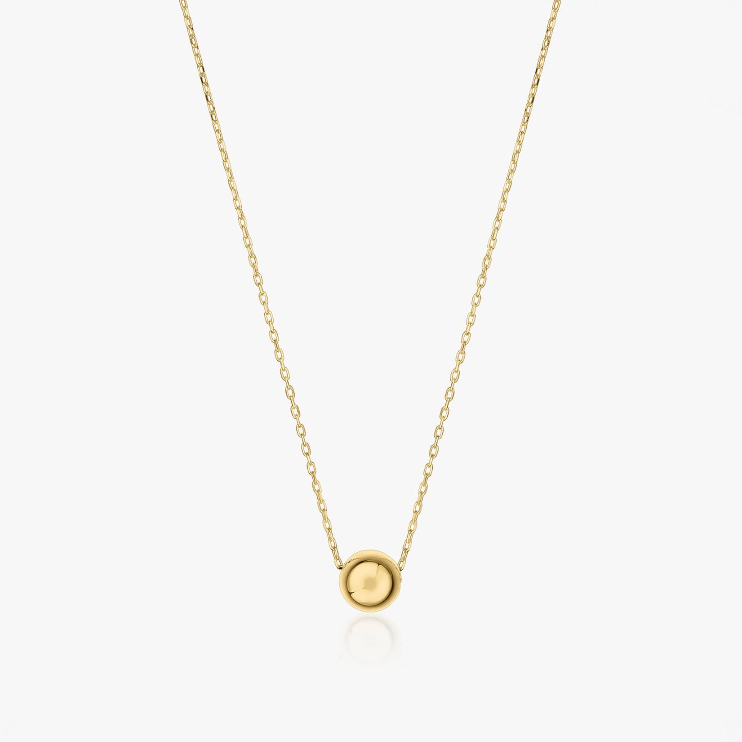 Collier Sphère Dorée en Or