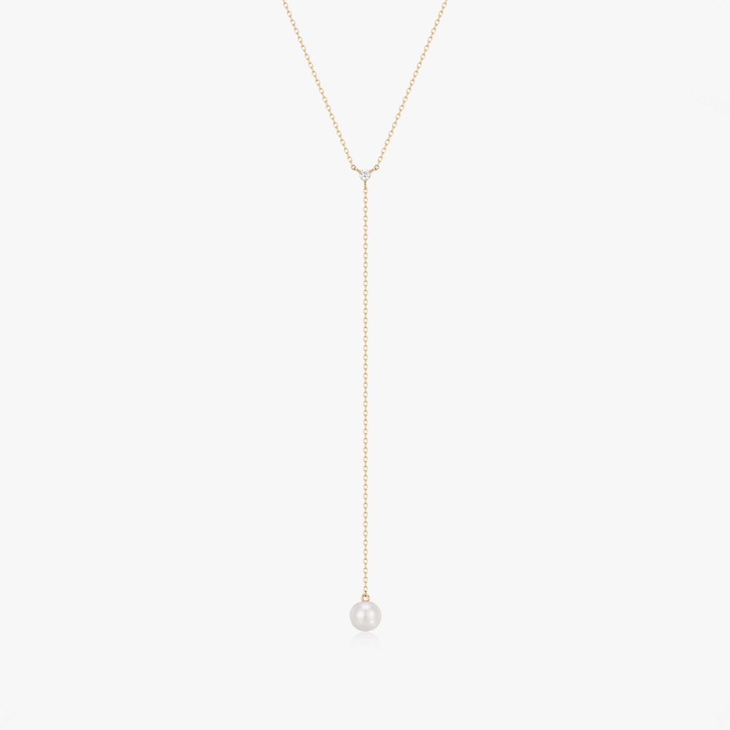 Collier Yara en Or Jaune - Perles Naturelles, Diamants