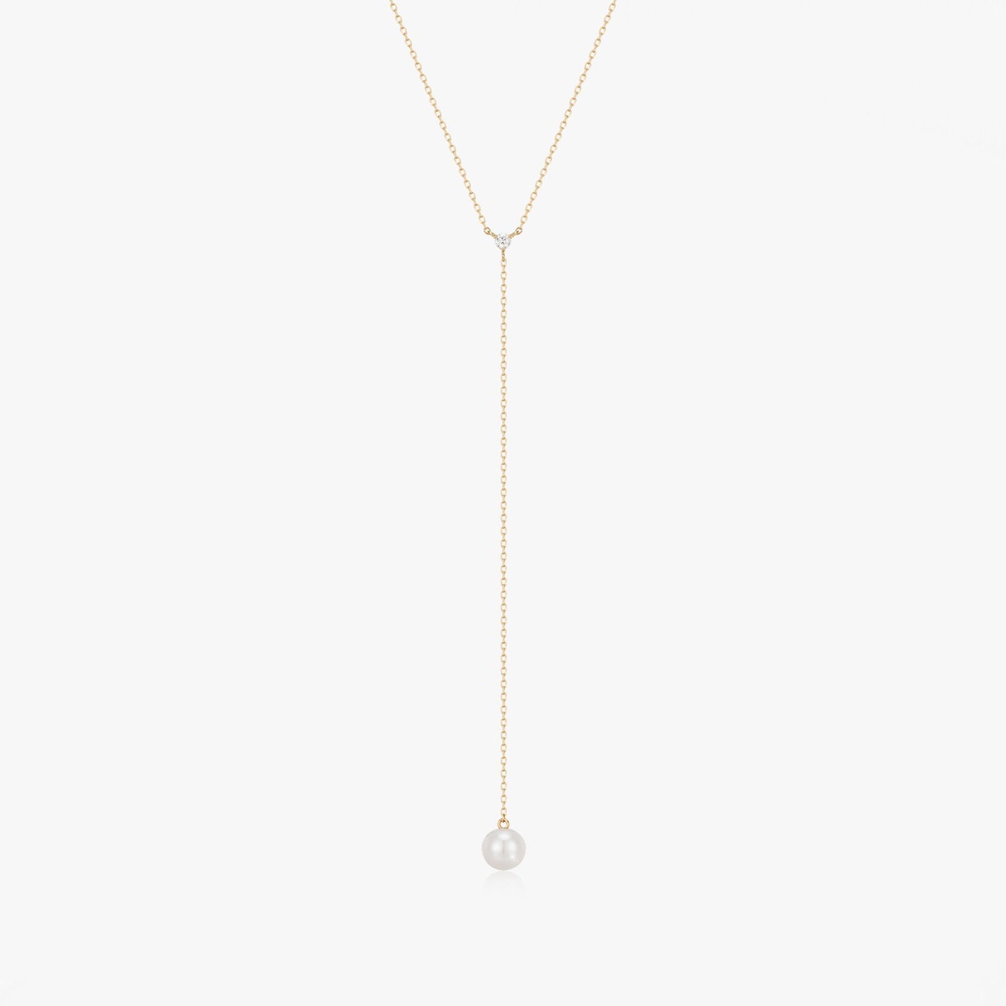 Collier Yara en Or Jaune - Perles Naturelles, Diamants