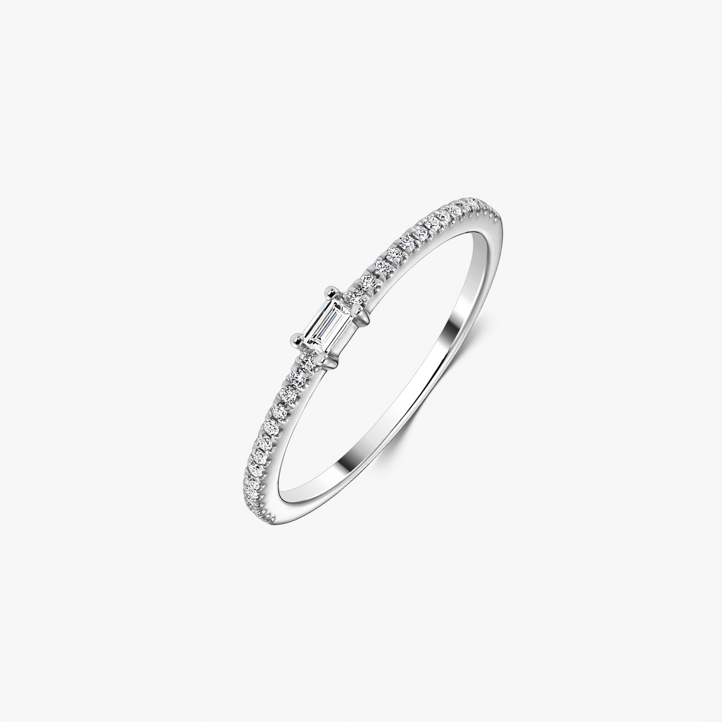 Bague en or blanc Celeste – Diamants - Indira