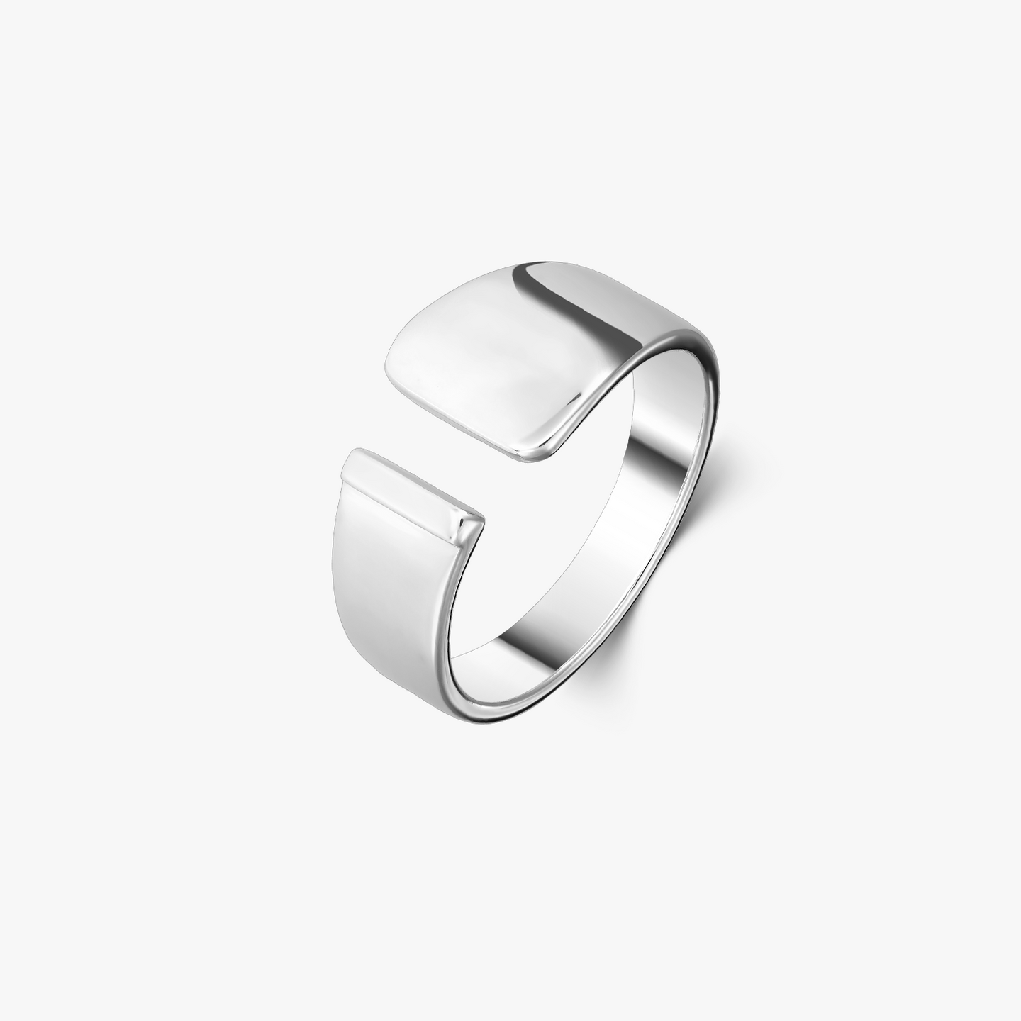Bague en argent Bennett - Ajustable - Indira