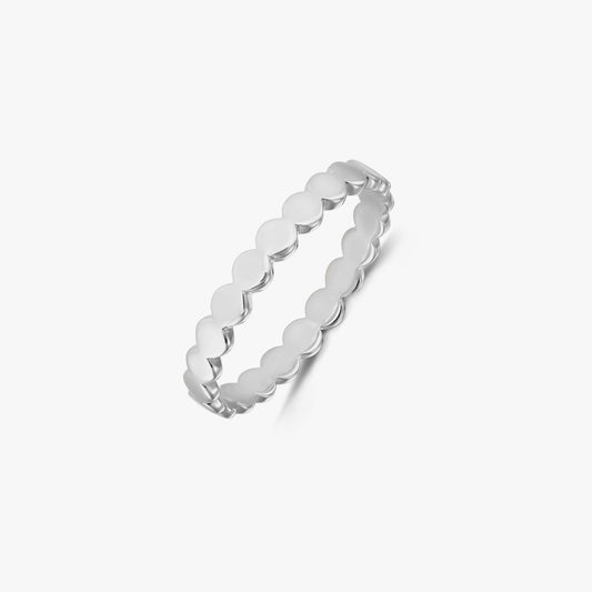 Bague Argent Points