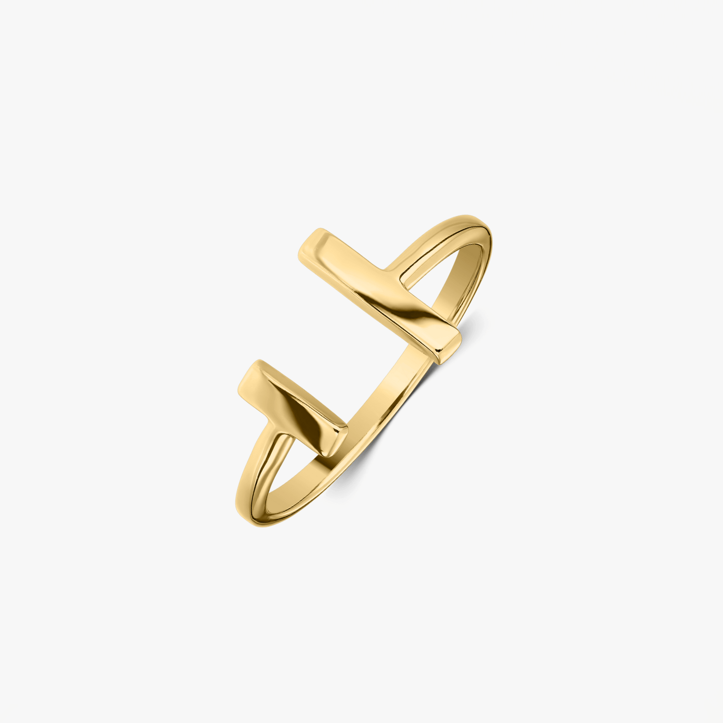 Bague en argent Golden Parallel Bar - Indira
