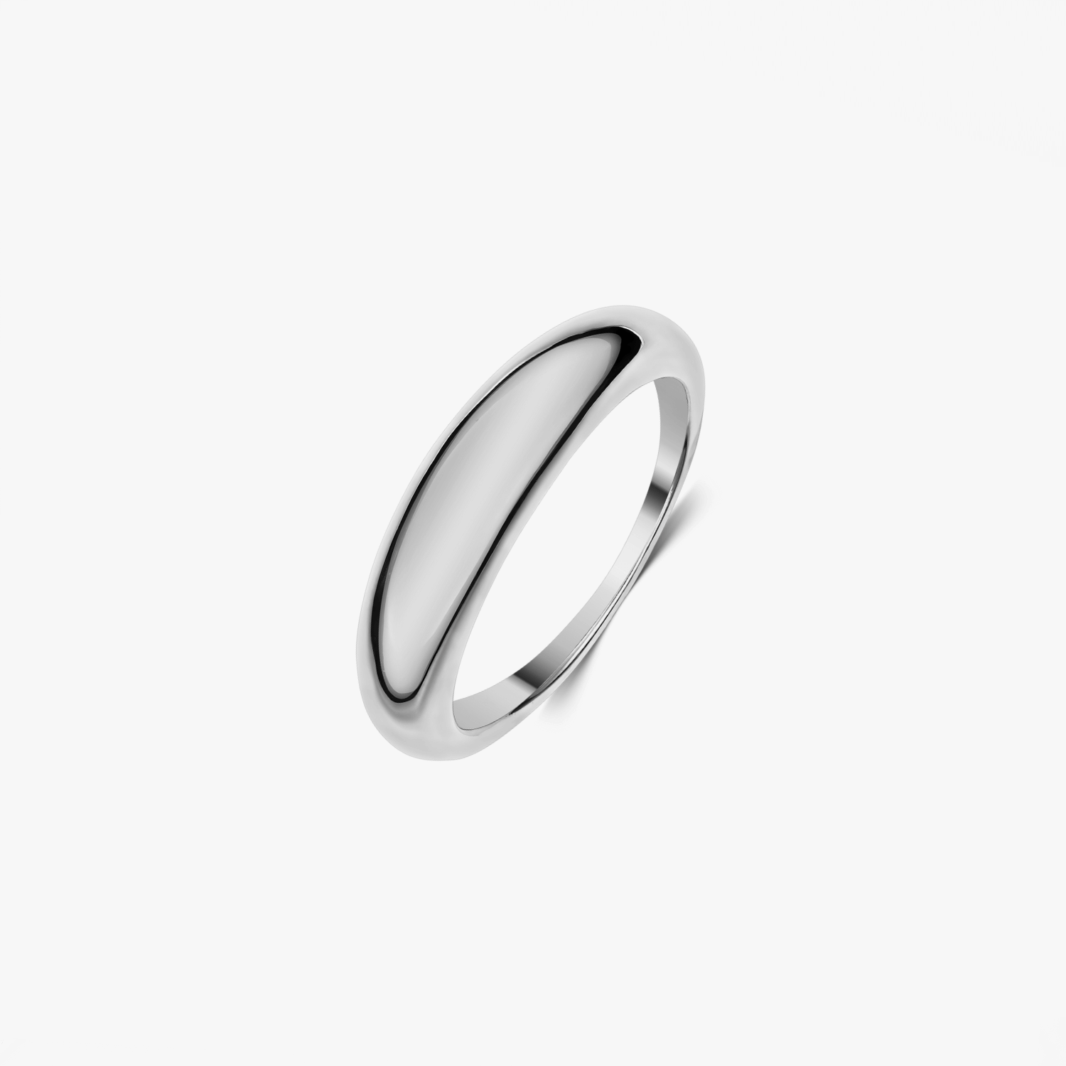 Bague en argent Thin Dome - Indira