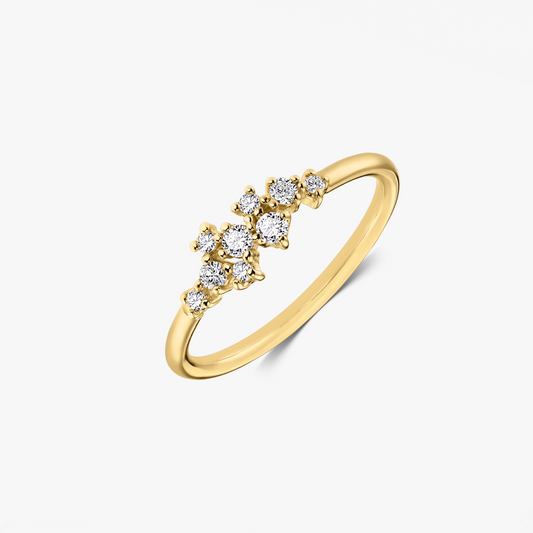 Bague Selene Or Jaune – Diamants