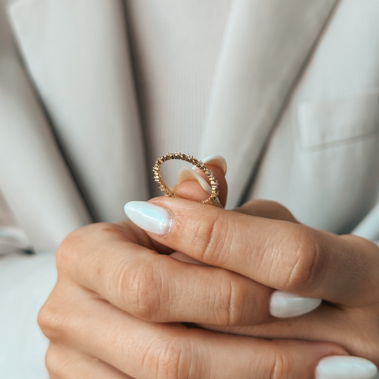 Bague en Or Éclat Sans Fin
