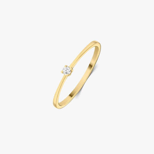 Bague en Or Intemporelle - Diamant 0,03 CT