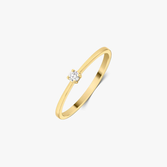 Bague en Or Intemporelle - Diamant 0,05 CT