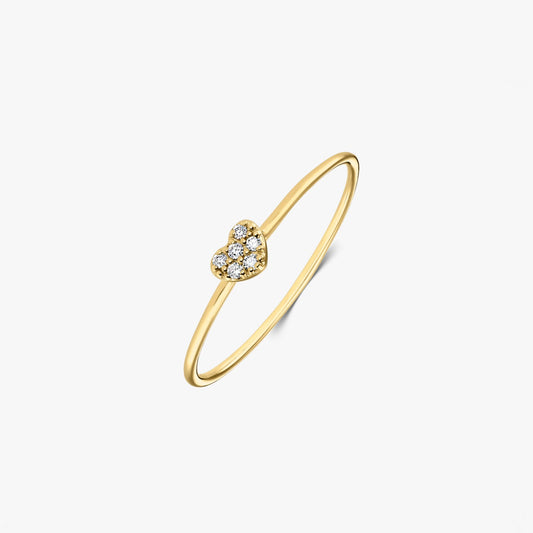 Bague Alma en Or Jaune – Diamants