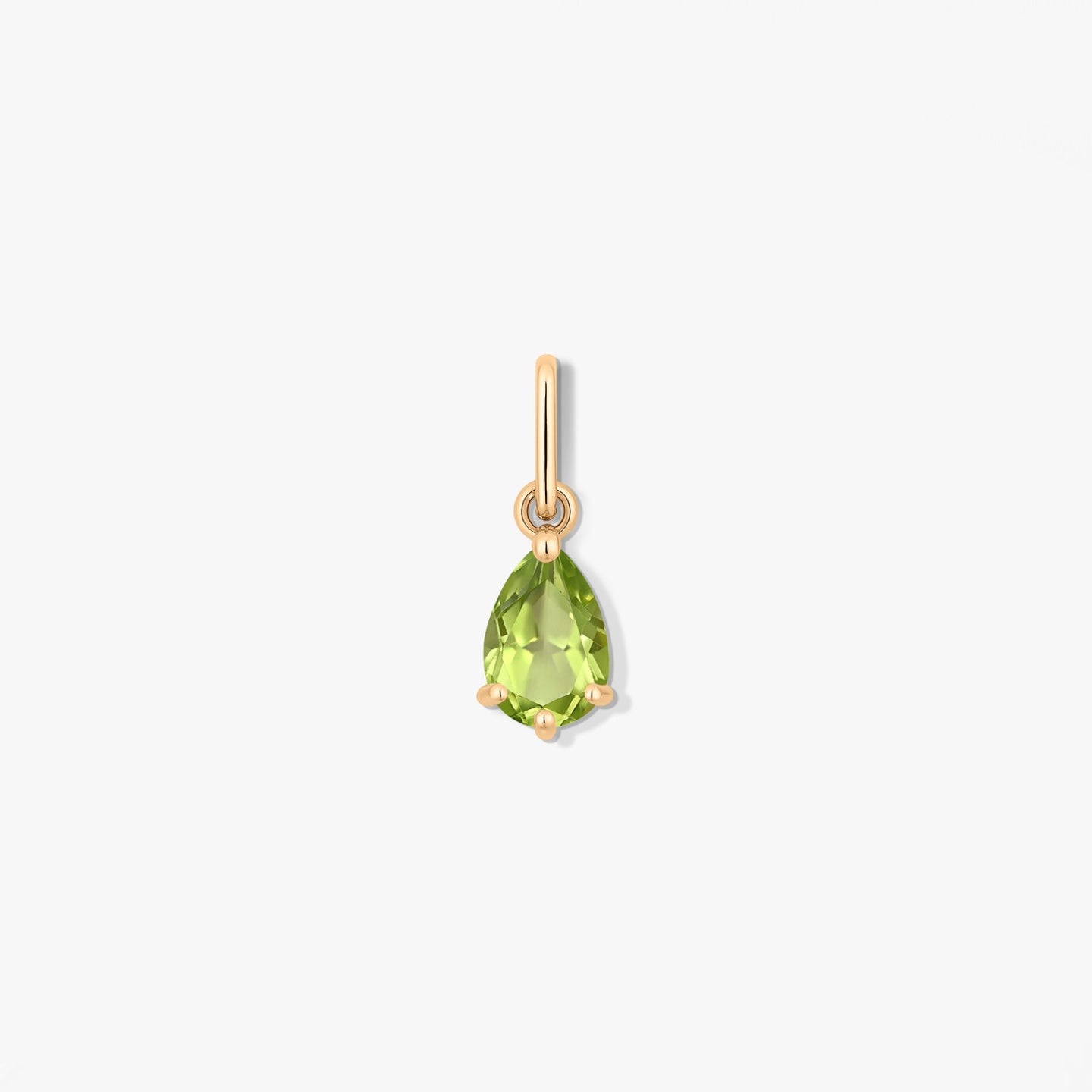 Pendentif en Or Pierre de Naissance Août - Péridot