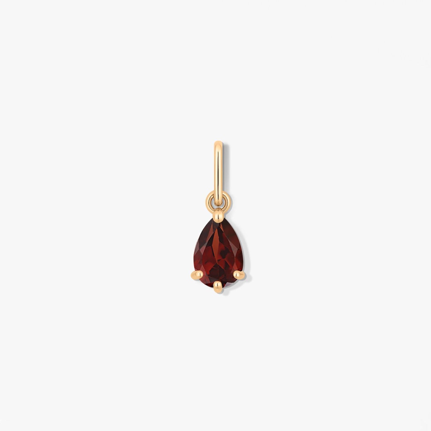 Pendentif en Or Pierre de Naissance Janvier - Grenat