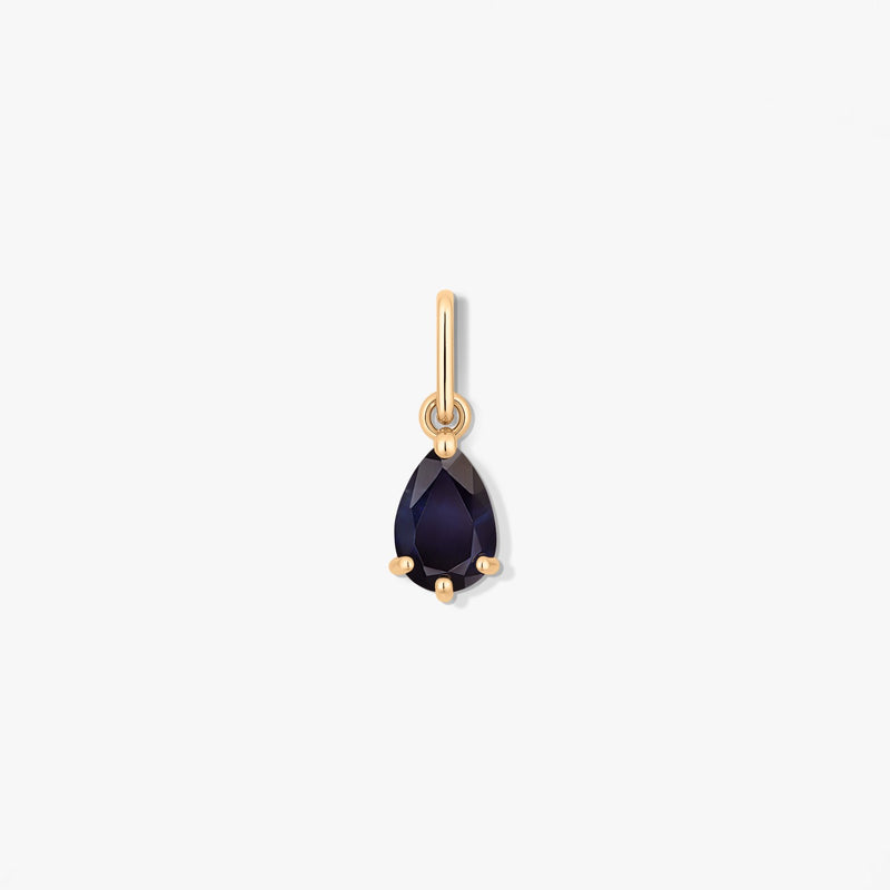 Pendentif Pierre de Naissance en Or pour Septembre - Saphir