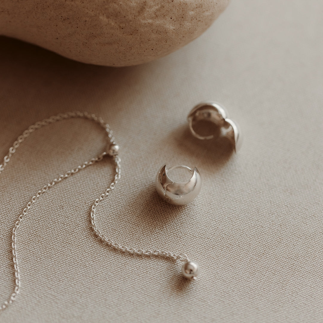 Boucles d'oreilles Stella en argent