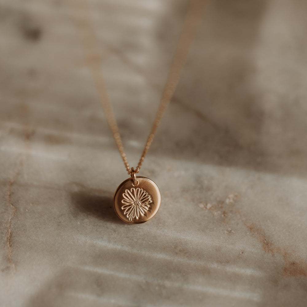 Collier en argent Golden Birthflower