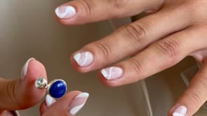 Bague en argent Kaylee – Lapis Lazuli & Topaze Bleue