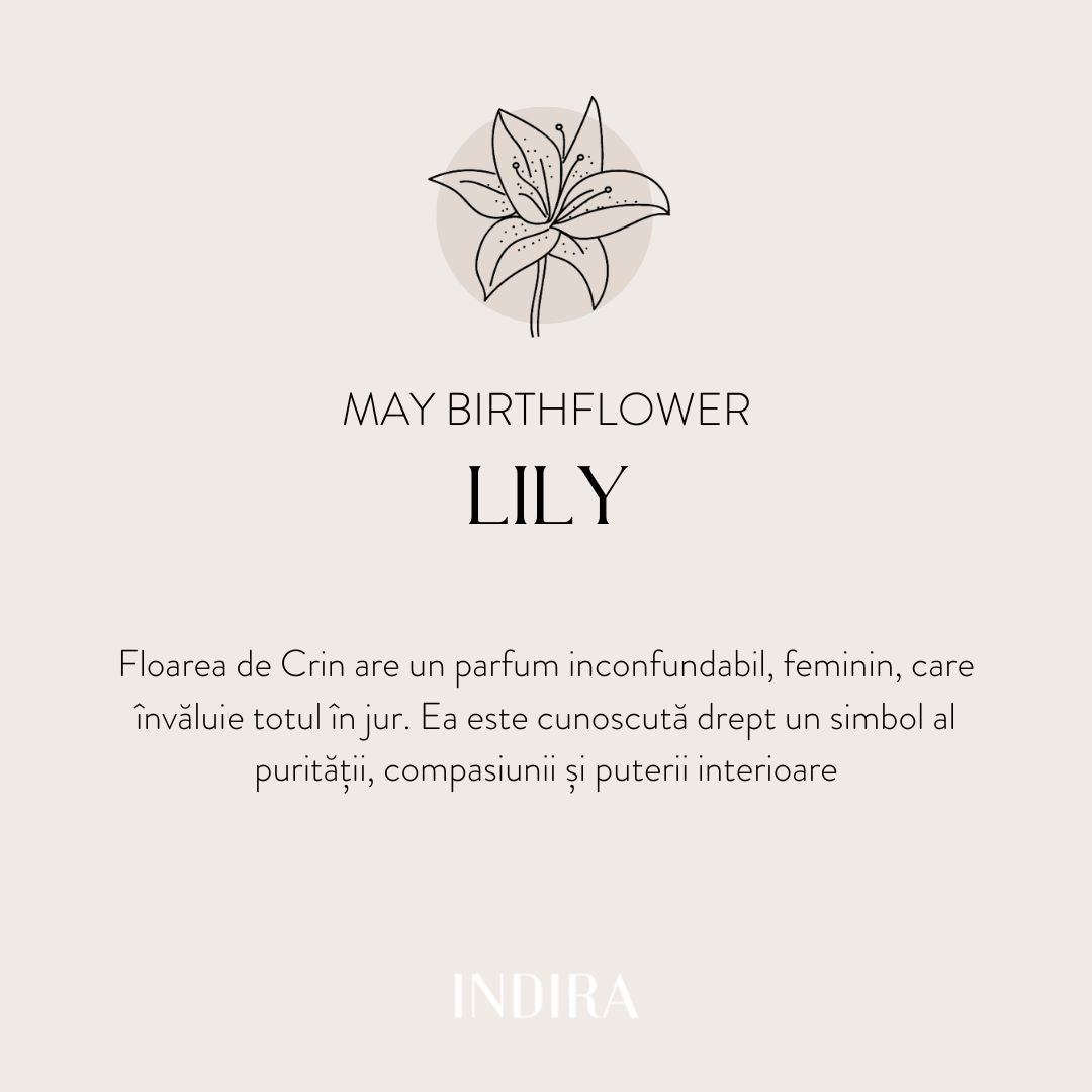Collier en argent Golden Birthflower