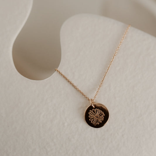 Collier en argent Golden Birthflower