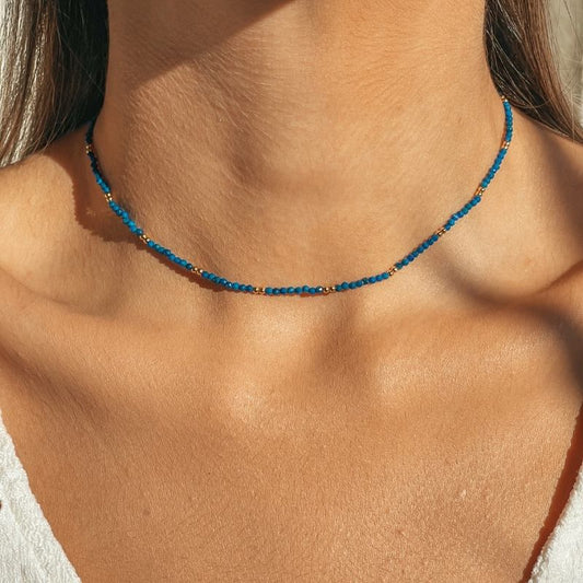 Collier en argent Golden SummerScape - Lapis Lazuli - Indira