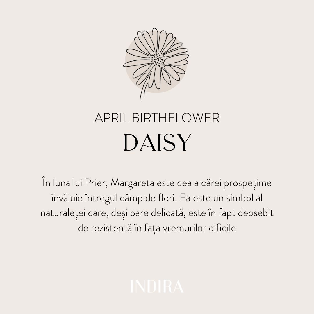 Collier en argent Golden Birthflower