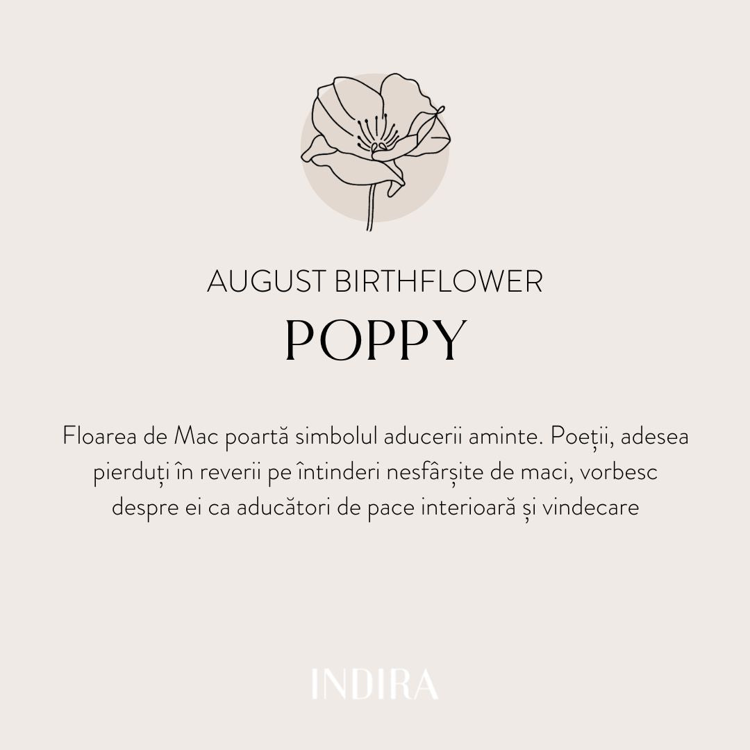 Collier en argent Golden Birthflower