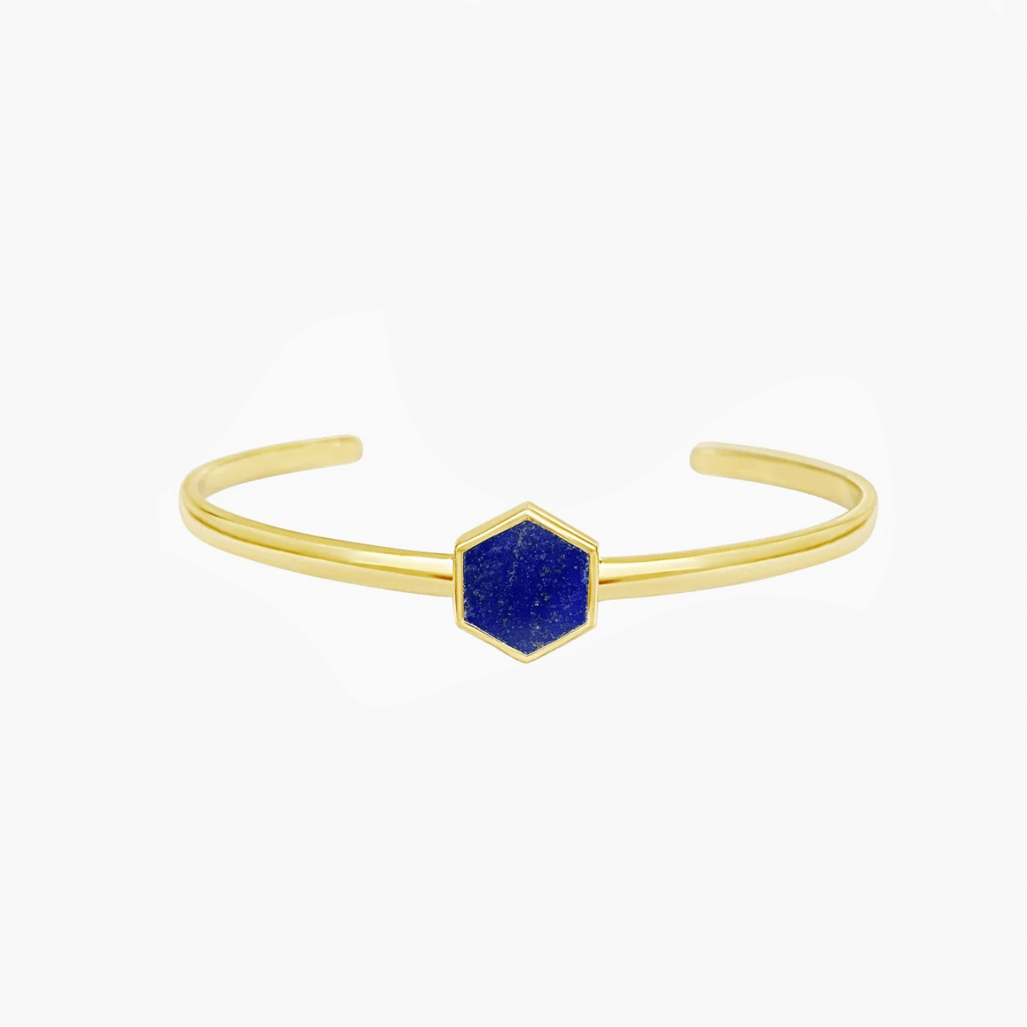 Bracelet Charlotte Argent – ​​Lapis Lazuli