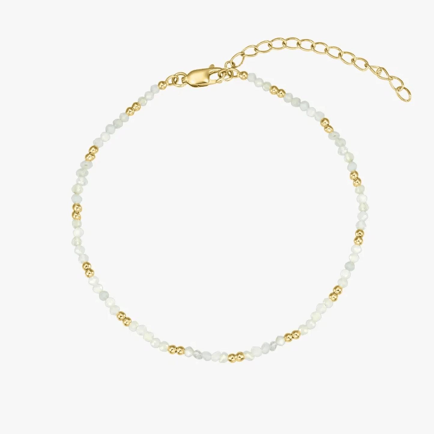 Bracelet en argent doré SummerScape – Aigue-marine