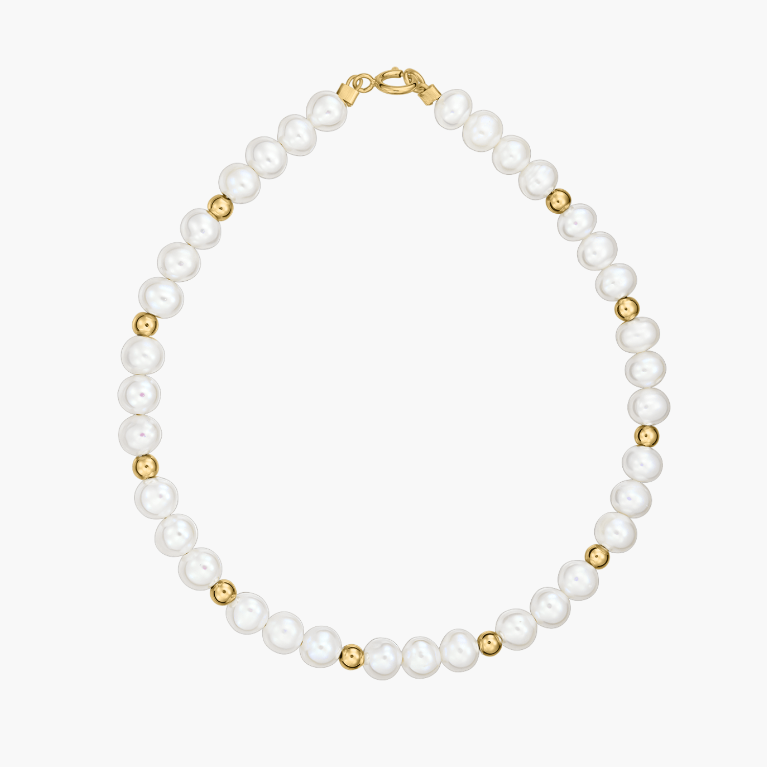 Bracelet en or Golden Sonet - Perles naturelles - Indira